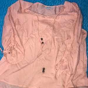 dress barn XL top- peach